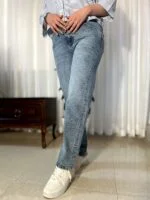 شلوار راسته کشی - کد 8002512 - تصویر 2
