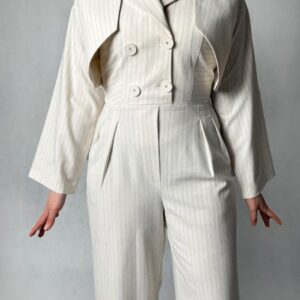 اورال کت یقه انگلیسی راه راه