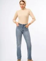 شلوار راسته جین زنانه