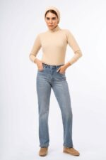 شلوار راسته جین زنانه