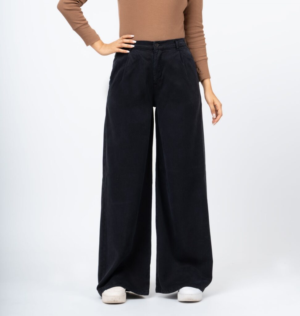 شلوار سیلک سرمه ای رویال