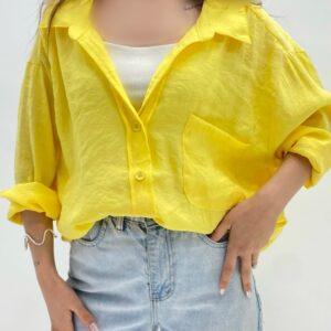 شومیز پری زرد کره ای