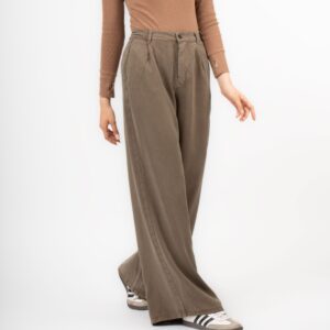 شلوار سیلک رویال گردویی