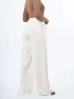 شلوار سیلک سفید رویال