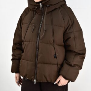 کاپشن دخترانه وارداتی قهوه ای