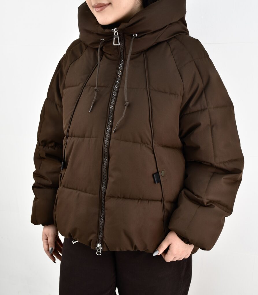 کاپشن دخترانه وارداتی قهوه ای