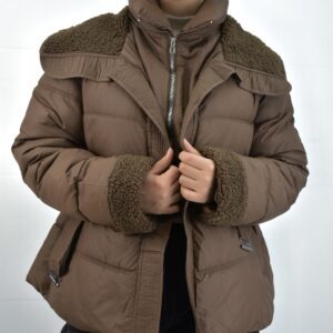 کاپشن قهوه ای زنانه