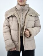 کاپشن دخترانه کرمی