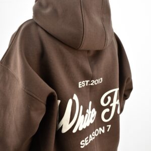 هودی سه نخ داخل کرکی یونیسکس ضخیم white