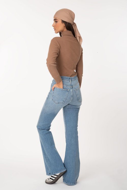 شلوار دمپا جین دخترانه بوتکات