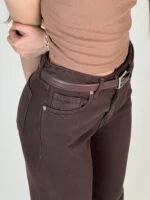 چیل کات شلوار جین چیلکات جکپات قهوه ای سوخته | دومان گالری ترند امسال