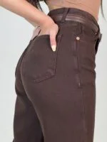 چیل کات شلوار جین چیلکات جکپات قهوه ای سوخته | دومان گالری زنانه